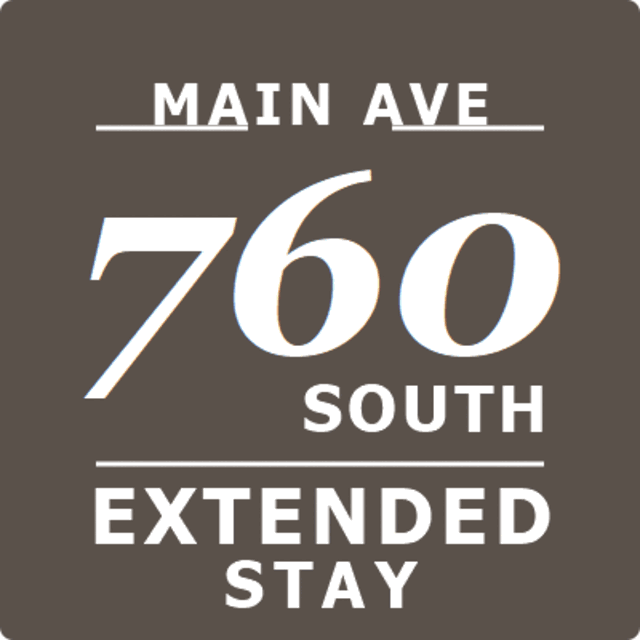 760 Main Ave Extended Stay sign